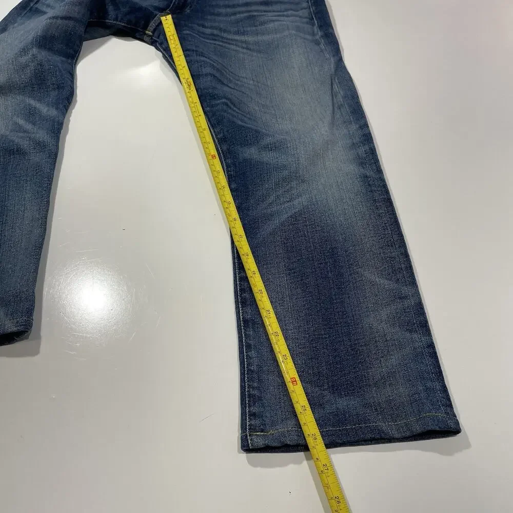 Polo Ralph Lauren Jeans Men’s 32x30 Blue Wash Varick Slim Straight Premium Denim